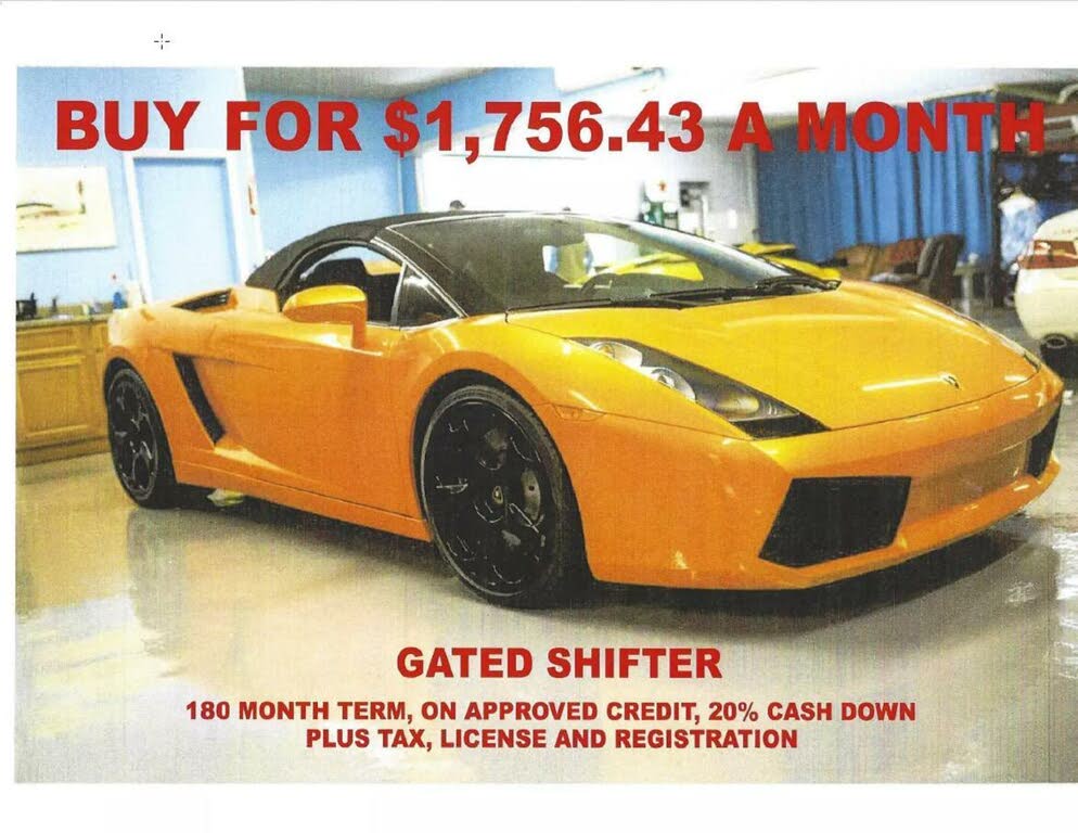 2007 Lamborghini Gallardo Spyder AWD Johnston, RI