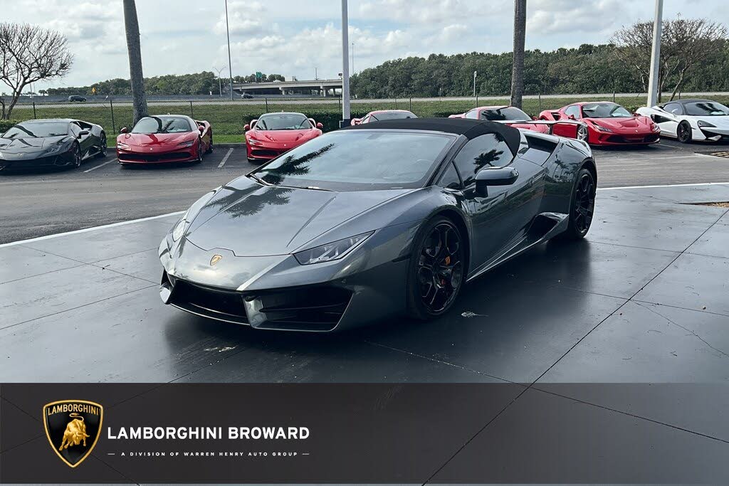 2019 Lamborghini Huracan LP 580-2 Spyder Convertible RWD Davie, FL