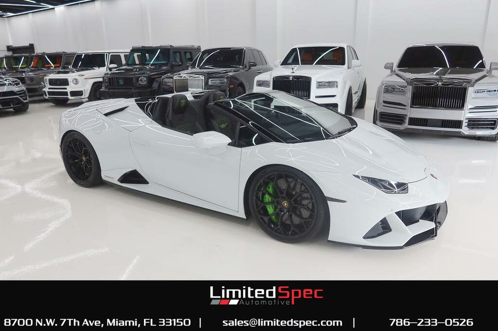 2020 Lamborghini Huracan LP 640-4 EVO Spyder Convertible AWD Miami, FL